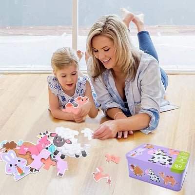 Puzzle Montessori - BabyPuzzle™ - Bétail - Bébé Savant