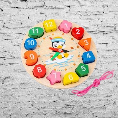Jouet en Bois - WoodenToys™ - Horloge - Bébé Savant
