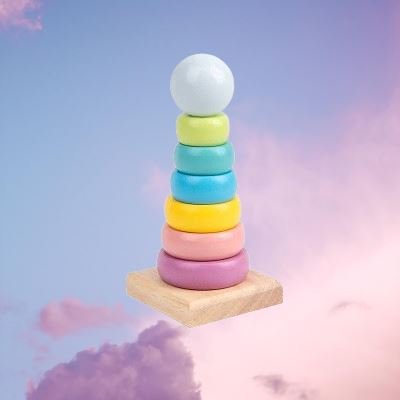 Jouet en Bois - WoodenToys™ - Tour Macaron - Bébé Savant