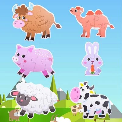 Puzzle Montessori - BabyPuzzle™ - Bétail - Bébé Savant