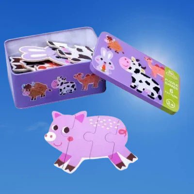 Puzzle Montessori - BabyPuzzle™ - Bétail - Bébé Savant