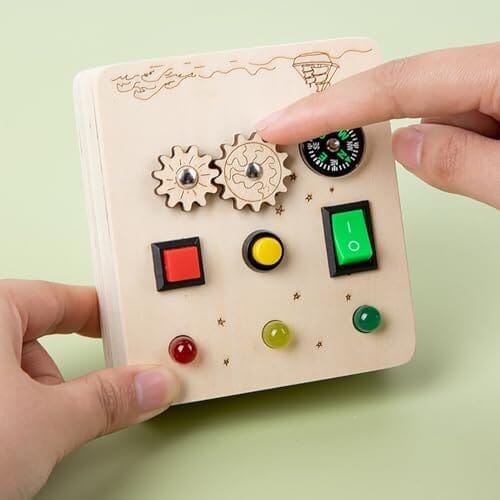 Tableau Montessori - BusyBoardCircuit™ - Boussole - Bébé Savant