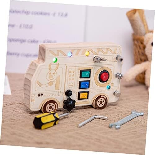Tableau Montessori - BusyBoardCircuit™ - Camion de pompier - Bébé Savant