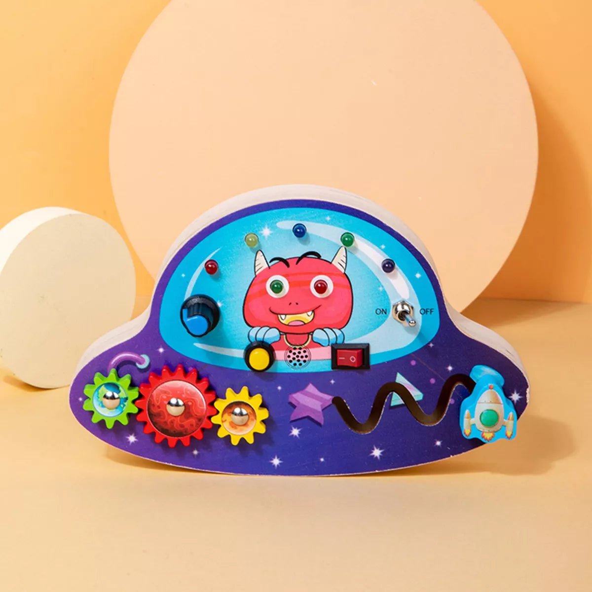 Tableau Montessori - BusyBoardCircuit™ - OVNI - Bébé Savant
