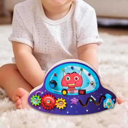 Tableau Montessori - BusyBoardCircuit™ - OVNI - Bébé Savant